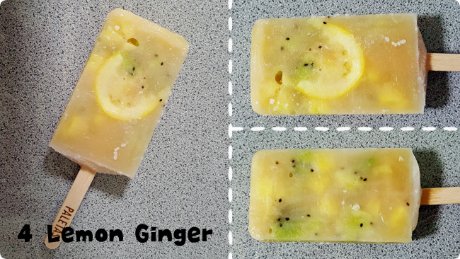 PALETAS Lemon Ginger